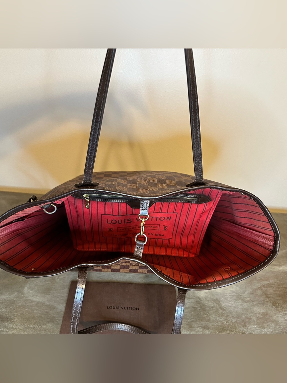Louis Vuitton Neverfull MM Damier Ebene - Picture 10 of 15